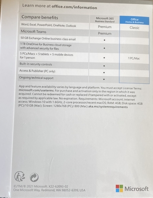 New Office 2021 Home And Business Online Activation HB Binding License Worldwide Available