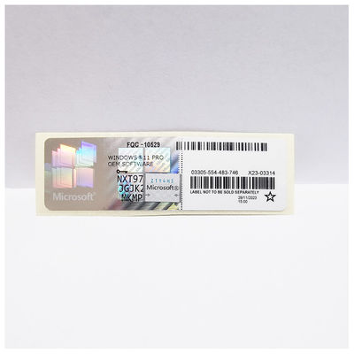 Microsoft Windows 11 Pro / Home COA License Sticker Product Key For Windows Computer