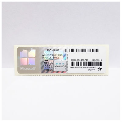 Microsoft Windows 11 Pro / Home COA License Sticker Product Key For Windows Computer
