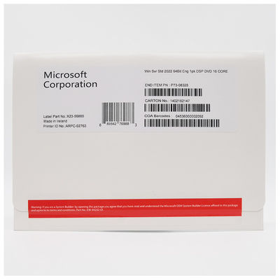 Original Windows Server 2022 OEM License Standard 64 Bit 8cpu 8vm 2022