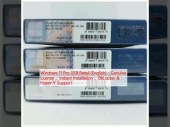 विंडोज 11 प्रो यूएसबी रिटेल (अंग्रेजी) - मूल लाइसेंस, तत्काल स्थापना, बिटलॉकर और हाइपर-वी समर्थन