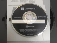 रूस के लिए प्रामाणिक विंडोज 11 प्रो ओईएम लाइसेंस आजीवन सक्रियण पूर्ण रूसी समर्थन