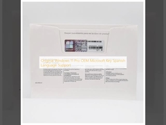 मूल विंडोज 11 प्रो OEM माइक्रोसॉफ्ट कुंजी स्पेनिश भाषा समर्थन
