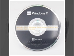 विंडोज 11 प्रो OEM इतालवी 64-बिट व्यावसायिक विशेषताएं पूर्ण इतालवी इंटरफ़ेस के साथ